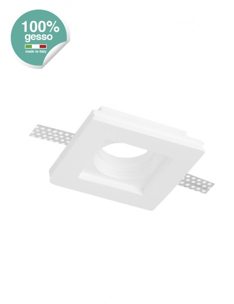 FARETTO IN GESSO INC. QUADRATO H.30MM.
