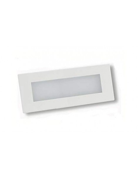 SEGNAPASSO LED 6W IN VETRO TRICOLOR IP66