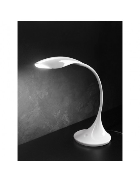 LAMPADA DA TAVOLO LED 4,5W BIANCO LUCIDO