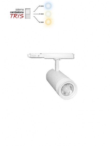 PROIETTORE LED 25W TRICOLOR X BINARIO B.