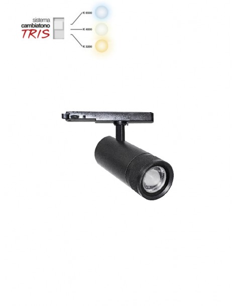 PROIETTORE LED 25W TRICOLOR X BINARIO N.