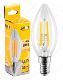 LAMPADA LED STICK OLIVA E14 6W 806LM BN