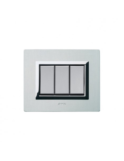 PLACCA VERA44 ALLUMINIO NATURALE 3M