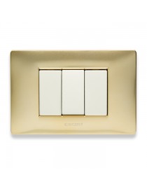 MIX PLACCA 3 POSTI ORO KARAT