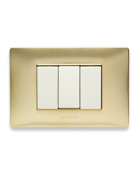 MIX PLACCA 3 POSTI ORO KARAT