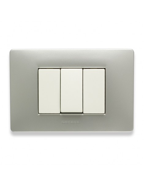 MIX PLACCA 3 POSTI GREY MOON