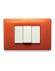 F.PROD. PLACCA 3 POSTI ARANCIO TIBET