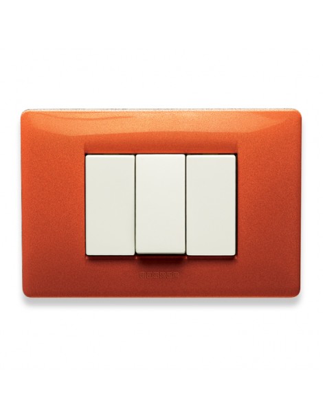 F.PROD. PLACCA 3 POSTI ARANCIO TIBET
