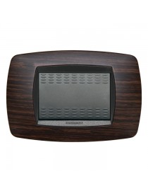 MODO PLACCA 3 POSTI WENGE'