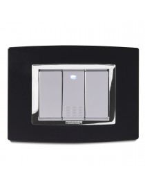 PLACCA ALLUMINIO ANTRACITE 3P. VITRA