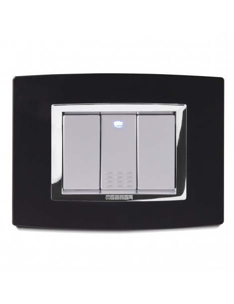 PLACCA ALLUMINIO ANTRACITE 3P. VITRA