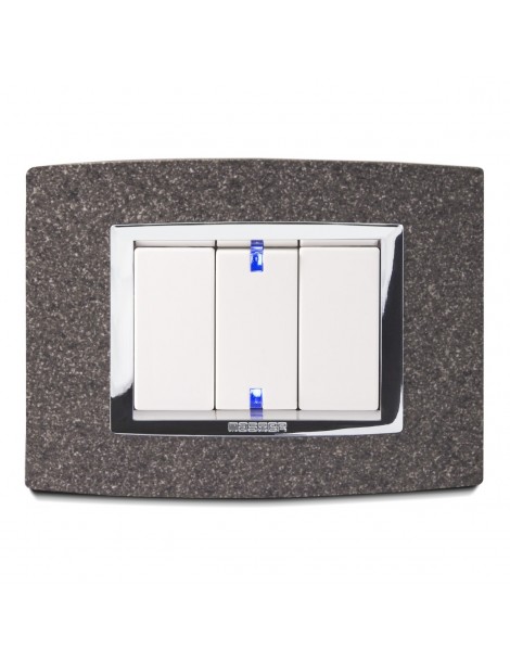 PLACCA VITRA GRANITO GRIGIO 3 P