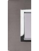 PLACCA ACCIAIO SPAZZOLATO 7P. VITRA