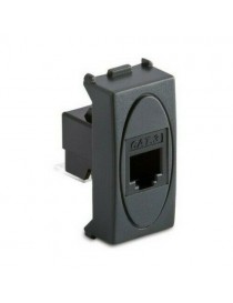 MODO PRESA RJ11 1 PLUG 6-4 GRIGIO