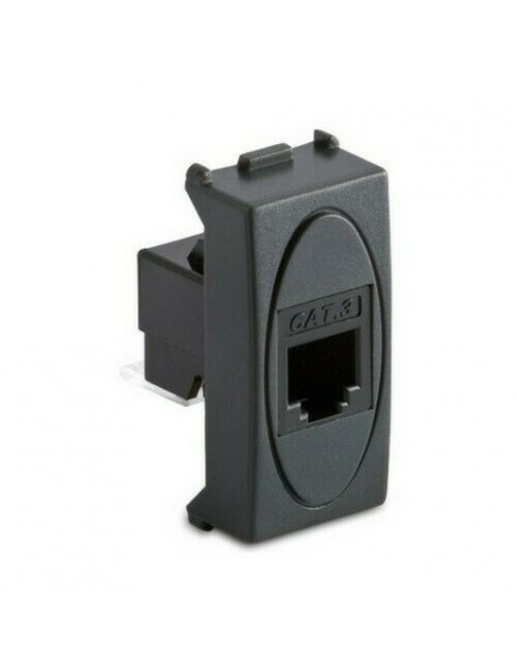 MODO PRESA RJ11 1 PLUG 6-4 GRIGIO