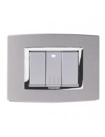 PLACCA ALLUMINIO NATURALE 3P. VITRA