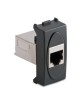 MODO PRESA RJ45 CAT.6 SCHERMATA GRIGIA