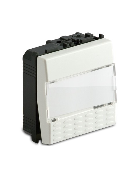 MODO PULSANTE PORTANOME 1P 16A BIANCO