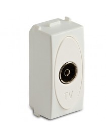 MODO PRESA TV 9,5MM PASS. FINALE BIANCO