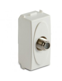 MODO PRESA COAX TIPO SAT 75 OHM BIANCO