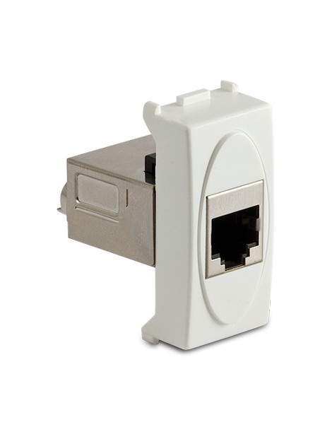 MODO PRESA RJ45 CAT.5E SCHERMATA BIANCA