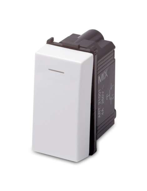 MIX PULSANTE SILENZIOSO 1P ILLUMINABILE
