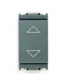 Pulsante commutatore 1P 10A grigio