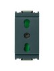 Presa 2P+T 16A P17/11 grigio