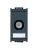 Presa TV-RD-SAT passante grigio
