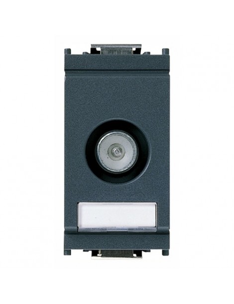 Presa TV-RD-SAT passante grigio