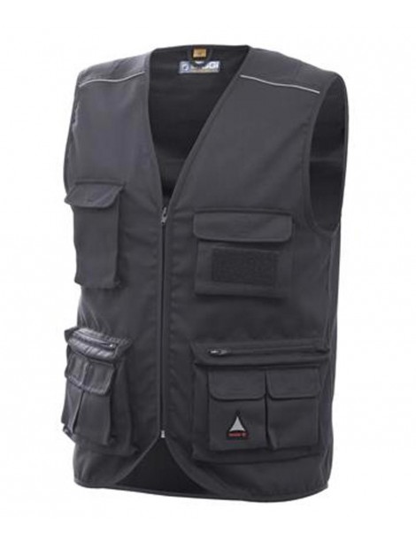 GILET MULTITASCHE CHROME BLU TAGLIA L