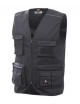 GILET MULTITASCHE CHROME BLU TAGLIA XL