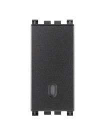 Pulsante 1P NO 10A grigio