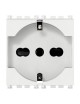 Presa 2P+T 16A universale bianco
