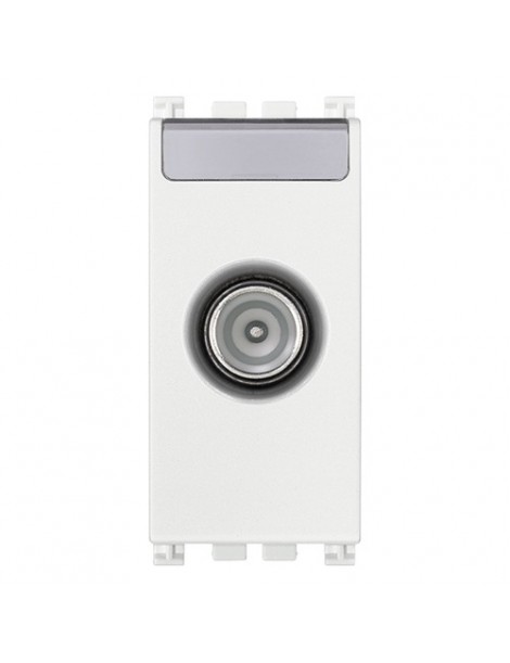 Presa TV-RD-SAT diretta bianco