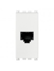 Presa RJ11 6/4 bianco