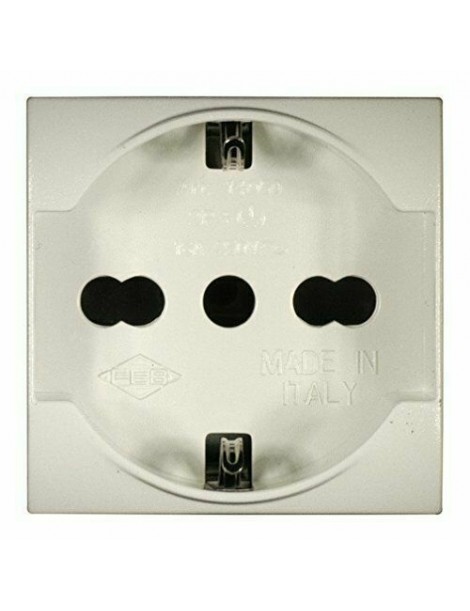 PRESA UNEL BIPASSO 16A. BIANCA