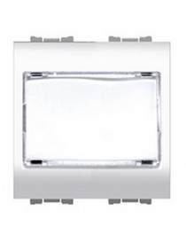 PULSANTE PORTANOME LIFE BIANCA