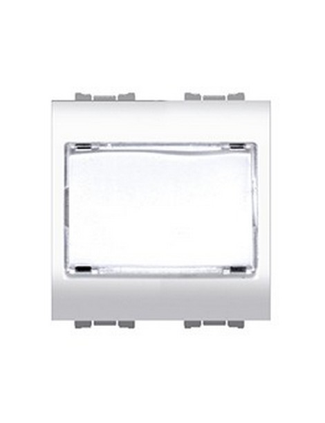 PULSANTE PORTANOME LIFE BIANCA