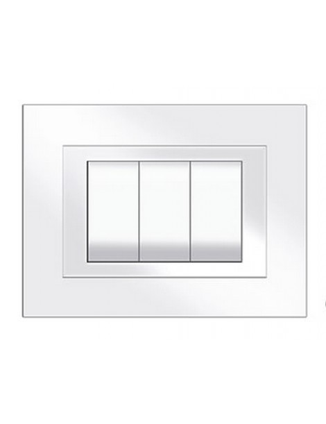 PLACCA ELITE SEIRE FLEXI 3P. BIANCA