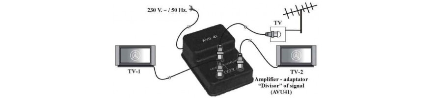 AMPLIFICATORI PARTITORI ALIMENTAT.